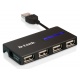 Карманный USB 2.0 концентратор D-Link DUB-104 в Волоколамске, USB хаб DLink DUB104 (Волоколамск)