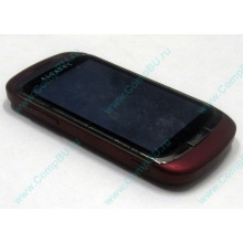Красно-розовый телефон Alcatel One Touch 818 (Волоколамск)