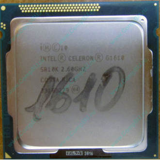 Процессор Intel Celeron G1610 (2x2.6GHz /L3 2048kb) SR10K s.1155 (Волоколамск)