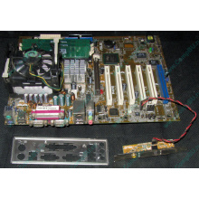 Материнская плата Asus P4PE (FireWire) с процессором Intel Pentium-4 2.4GHz s.478 и памятью 768Mb DDR1 Б/У (Волоколамск)