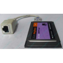 Сетевая карта для ноутбука 3COM Mehahertz 3CCFE574BT (PCMCIA) - Волоколамск